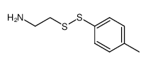 4-(2-Amino-aethyldithio)-toluol Structure