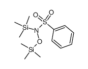 N-(trimethylsilyl)-N-((trimethylsilyl)oxy)benzenesulfonamide结构式