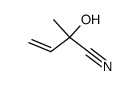 2-hydroxy-2-methylbut-3-enenitrile Structure