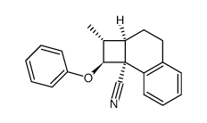 exo-2-methyl-endo-1-phenoxy-1,2,2a,3,4,8b-hexahydrocyclobuta[a]naphthalene-8b-carbonitrile Structure