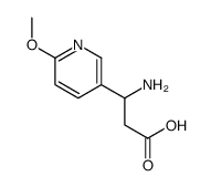 3-AMINO-3-(6-METHOXY-PYRIDIN-3-YL)-PROPIONIC ACID图片