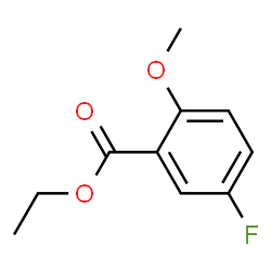 Ethyl 5-fluoro-2-methoxybenzoate结构式