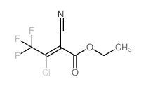 ETHYL 3-CHLORO-2-CYANO-4,4,4-TRIFLUOROBUT-2-ENOATE structure