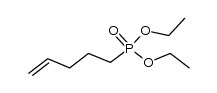 (4-pentenyl)-phosphonic acid diethyl ester结构式