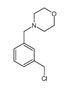 4-(3-Chloromethyl-benzyl)-morpholine结构式