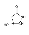 5-hydroxy-5-methylpyrazolidin-3-one Structure