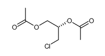 (S)-1,2-Diacetoxy-3-chloropropane Structure