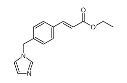 ethyl (E)-3-[4-(imidazol-1-ylmethyl)phenyl]acrylate Structure