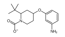 1-BOC-4-(3-AMINOPHENOXY)PIPERIDINE结构式