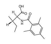 N-Mesitoyl-L-isoleucin结构式