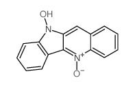 10H-Quindoline, 10-hydroxy-, 5-oxide结构式