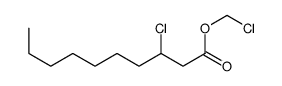 chloromethyl 3-chlorodecanoate结构式