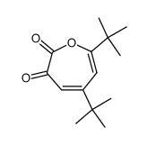 5,7-di-tert-butyloxepine-2,3-dione Structure