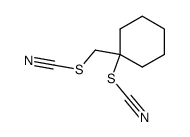 1-thiocyanato-1-thiocyanatomethyl-cyclohexane Structure