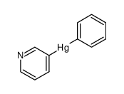 phenyl-[3]pyridyl-mercury结构式