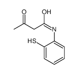 3-oxo-N-(2-sulfanylphenyl)butanamide结构式