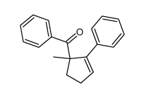 (1-methyl-2-phenyl-cyclopent-2-enyl)-phenyl ketone Structure