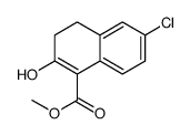 Methyl 6-chloro-2-hydroxy-3,4-dihydro-1-naphthalenecarboxylate Structure