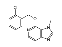 4-[(2-chlorophenyl)methoxy]-3-methylimidazo[4,5-c]pyridine Structure