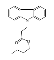 butyl 3-carbazol-9-ylpropanoate Structure