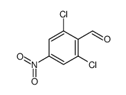 2,6-dichloro-4-nitrobenzaldehyde Structure