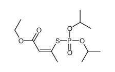 ethyl 3-di(propan-2-yloxy)phosphorylsulfanylbut-2-enoate Structure