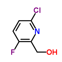 (6-Chloro-3-fluoro-2-pyridinyl)methanol structure