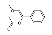 (Z)-1-Acetoxy-2-methoxy-1-phenylethene Structure