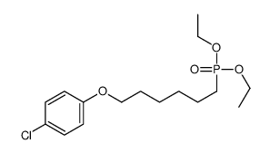 1-chloro-4-(6-diethoxyphosphorylhexoxy)benzene Structure