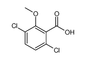 Benzoic acid, 3,6-dichloro-2-methoxy-, labeled with carbon-14结构式