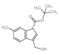 1-Boc-3-羟基甲基-6-甲基吲哚图片