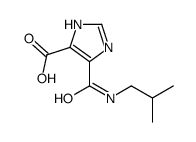 4-(2-methylpropylcarbamoyl)-1H-imidazole-5-carboxylic acid Structure