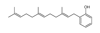 2-((2E,6E)-3,7,11-trimethyldodeca-2,6,10-trienyl)phenol Structure