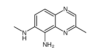 5,6-Quinoxalinediamine,N6,3-dimethyl-(9CI)结构式