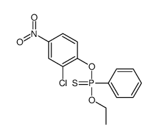 (2-chloro-4-nitrophenoxy)-ethoxy-phenyl-sulfanylidene-λ5-phosphane Structure