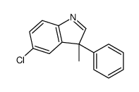 5-chloro-3-methyl-3-phenylindole Structure