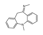 N-(5,11-dihydro-5-methyl-10H-dibenz[b,f]azepin-10-ylidene)methylamine structure