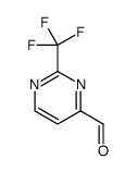 2-(trifluoromethyl)pyrimidine-4-carbaldehyde structure