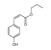 propyl 3-(4-hydroxyphenyl)prop-2-enoate Structure