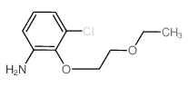 3-Chloro-2-(2-ethoxyethoxy)aniline Structure