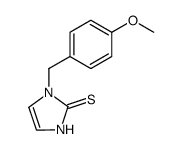 1-(4-methoxybenzyl)imidazole-2-thione Structure