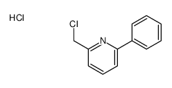 2-(chloromethyl)-6-phenylpyridine,hydrochloride Structure