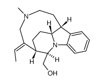 4-methyl-2,7-dihydro-1,16-cyclo-3,4-seco-coryn-19-en-17-ol结构式