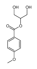 1,3-dihydroxypropan-2-yl 4-methoxybenzoate结构式