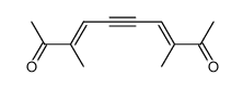 3,8-dimethyl-deca-3t(),7t()-dien-5-yne-2,9-dione Structure