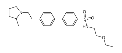 4'-[2-(2-methyl-pyrrolidin-1-yl)-ethyl]-biphenyl-4-sulfonic acid (2-ethoxy-ethyl)-amide Structure