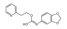 2-pyridin-2-ylethyl N-benzo[1,3]dioxol-5-ylcarbamate picture