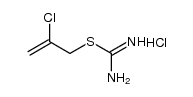 S-(2-chloroprop-2-en-1-yl)isothiuronium chloride结构式