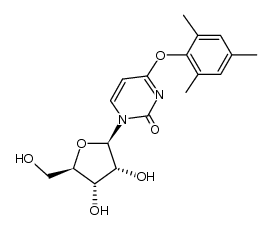 4-O-(2,4,6-trimethylphenyl)uridine结构式