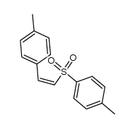 (Z)-1-methyl-4-((4-methylstyryl)sulfonyl)benzene Structure